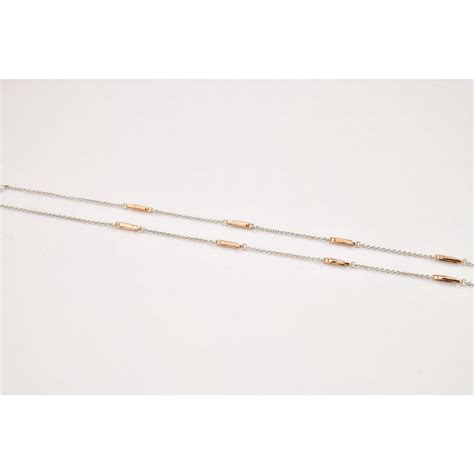 Jewelove™ Chains Platinum Rose Gold Designer Loops Chain JL PT CH 805