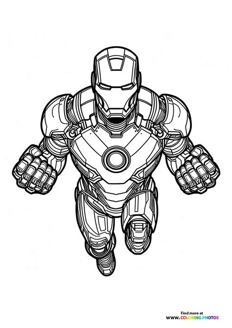 Iron Man - Coloring Pages for kids