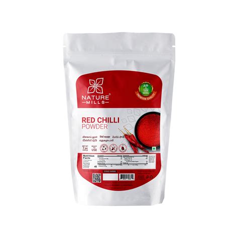 NatureMills Red Chilli Powder: Pure, Potent, Flavorful (For Authentic ...