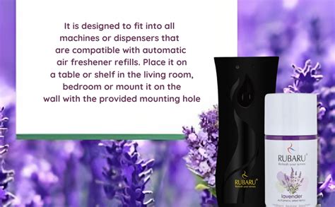 Rubaru Lavender Aerosol Automatic Air Freshener Refill/air neutralizer ...