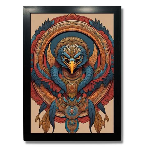 Kagaz Kala - Mythical Mandala Art Wall Poster - Animal Mandala Wall ...