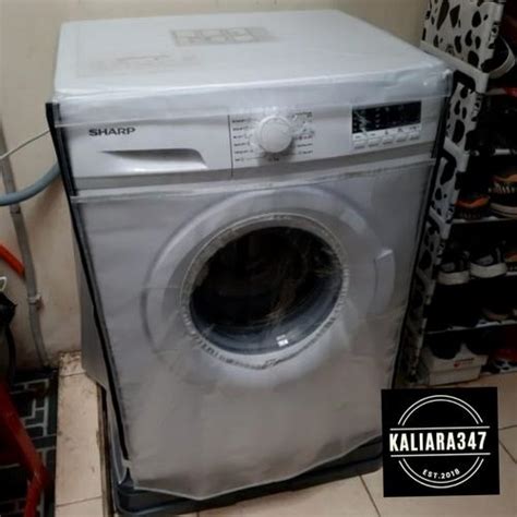 Jual Cover Pelindung mesin cuci front loading bukaan depan - Maron, 15 ...