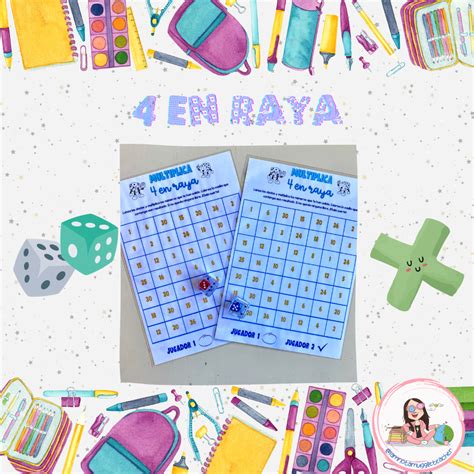 4 en raya multiplicativo - Aula en Juego