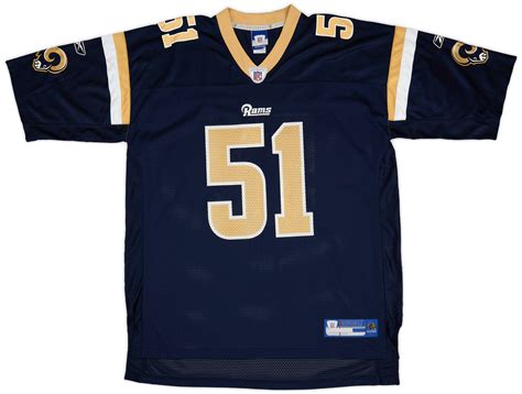 2006 St. Louis Rams Witherspoon #51 Reebok On Field Home Jersey ...