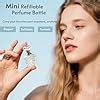 H&D Clear Art Carved Crystal Empty Mini Refillable Perfume Bottle ...