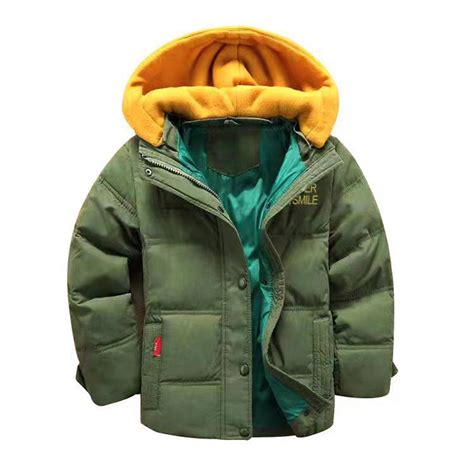 Sopiago Winter Jackets for Boys Weather Resistant Down Coats for Boys ...