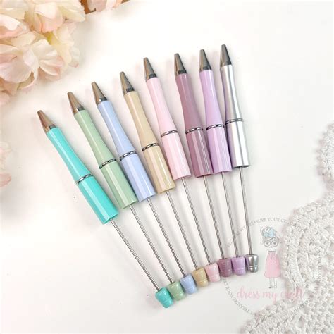 DIY Bead Pens Pastel Combo Pack Of 8 – CRAFTERS CORNER