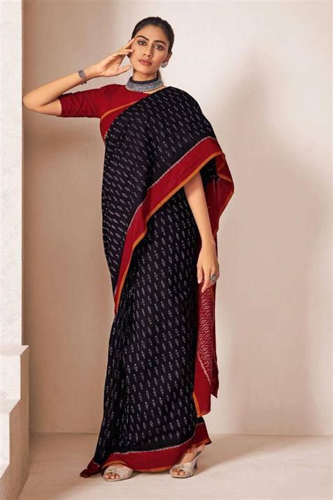 Df Bahar Fancy Block Printed Cotton Saree Collection