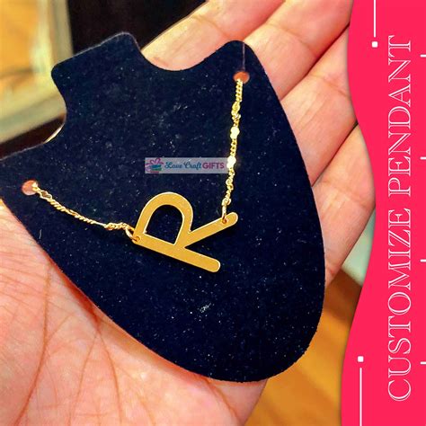 CUSTOMIZE LETTER PENDANT