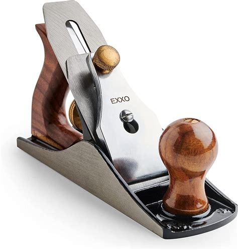 EXXO No. 4 Smoothing Bench Hand Plane - Adjustable Hand Planer Wood ...
