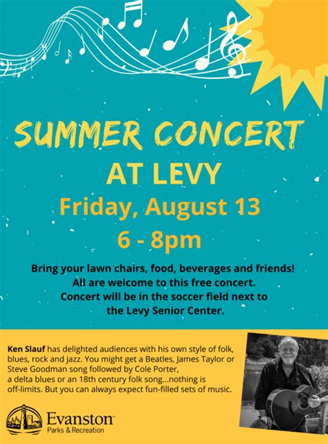 Levy e-News: Summer Concert, Presidential Decisions, and more!