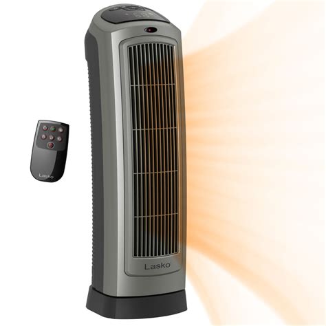 Lasko 1500W Electric Oscillating All Season Tower Fan and Space Heater