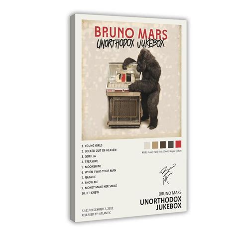 Unorthodox Jukebox Bruno Mars Album Cover