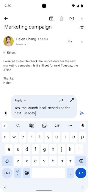 C’è un modo più veloce per rispondere alle e-mail su Gmail