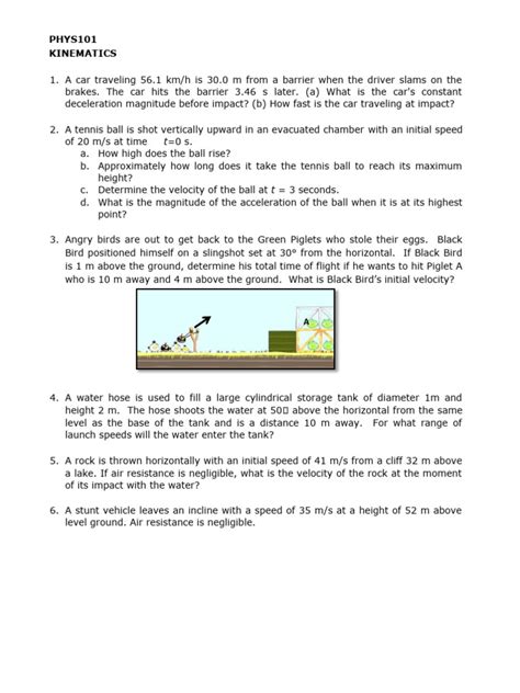 Physics Kinematics Problems 的图像结果