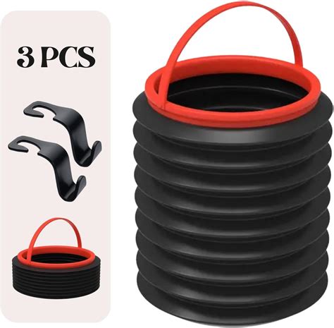 Amazon.com: TAIDUTY Collapsible Car Trash Bucket with 2 Seat Headrest ...
