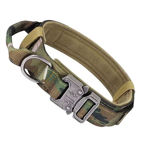 Buy Tactical Dog Collar, Premium Nylon Adjustable Dog Collars with ...