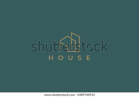 Residential Real Estate Minimalist Minimalist Vector Art