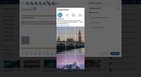 You can't share via social media in preview mode.