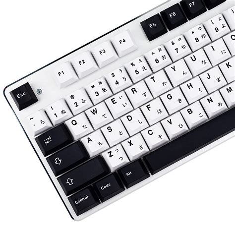 Amazon.in: Buy Black and White Keycaps, 129 Set MOLGRIA Keycaps PBT ...