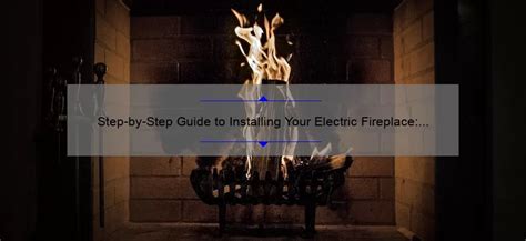 Image result for Installing Simple Fire LED Electric Fireplace