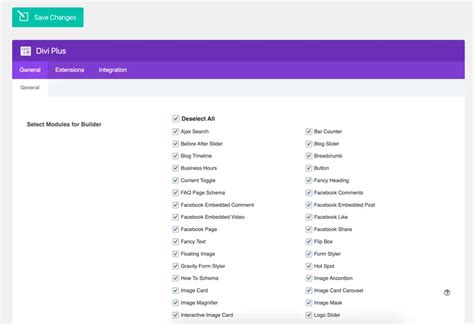 Enable Global Setting Module Divi Builder 的图像结果