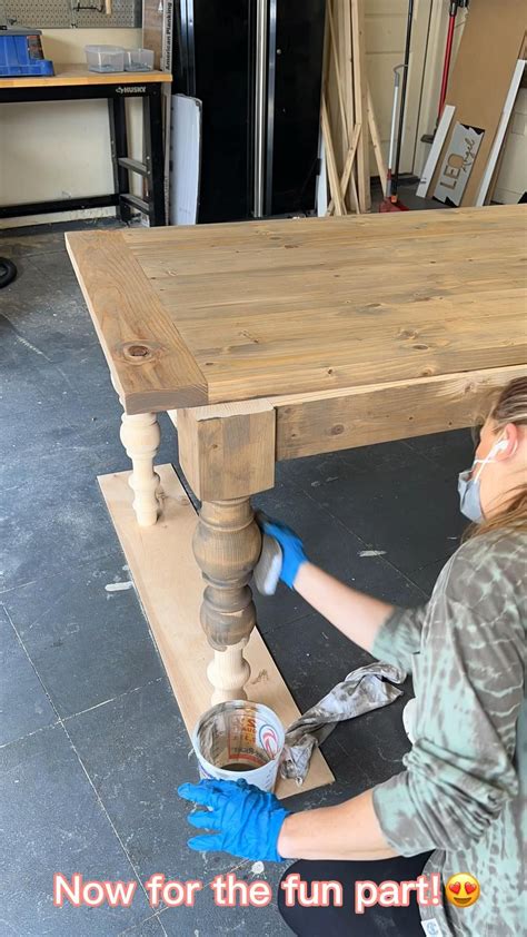 How to stain a vintage dining table – Artofit