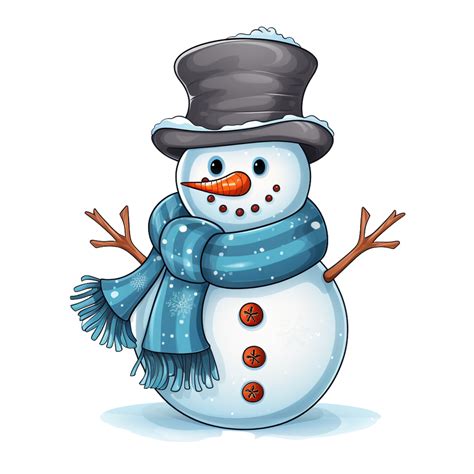 Snowman Clipart - World of Printables in 2024 | Snowman clipart, Cute ...