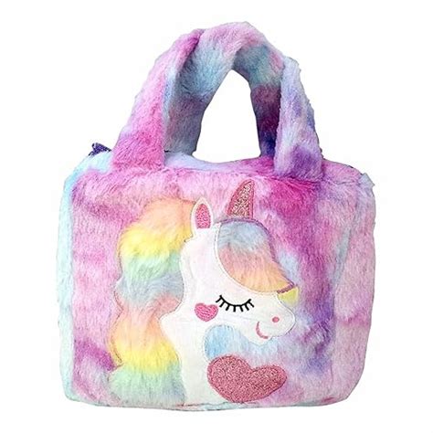 SNAPTRON Girls Unicorn Bags Side Shoulder Fur Stylish - Unicorn Sling ...