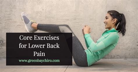 Image result for Core Exercises Lower Back Pain