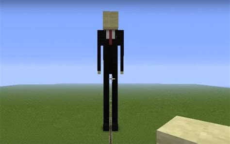 Image result for Slender Man Minecraft Mod