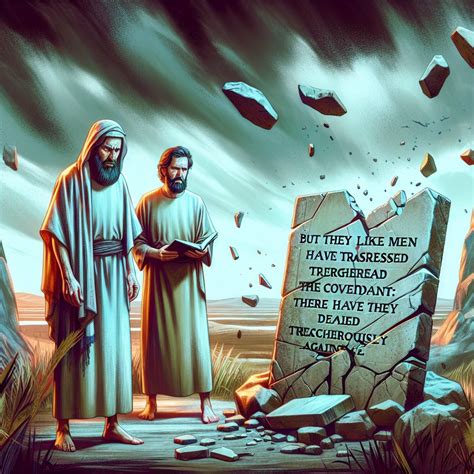 Hosea 6:7 Artwork | Bible Art