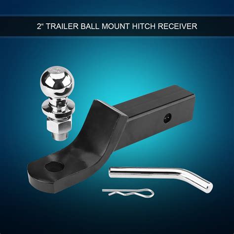 Buy Ball Hitch, 2Inch/50mm Trailer Ball Tongue Hitch Receiver Trailer ...