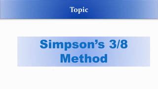 Image result for Simpson S Rule Numerical Method Problem
