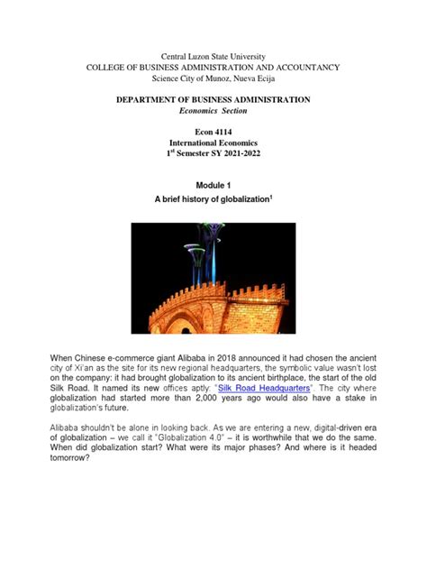 Historical Background of Globalization 的图像结果