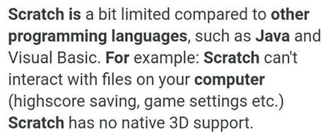 tell the difference between scratch and other programming language ...