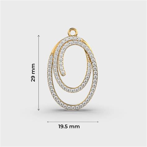 Buy Loop Of Abundance Diamond Pendant Without Chain At Jewelbox