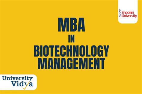 Online MBA In Biotechnology Management – Top Faculty; Enroll ...