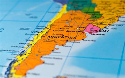 Chile, Argentina, map, South America, Uruguay, HD Wallpaper | Rare Gallery