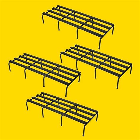 Kraft Seeds by 10CLUB Durable Metal Planter Stand - Set of 4 ...