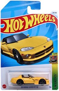 HOT WHEELS '92 DODGE VIPER RT/10,DIE-CAST TOY VEHICLE - '92 DODGE VIPER ...