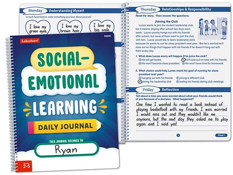 Daily Social-Emotional Learning Journal - Set of 10 at Lakeshore Learning