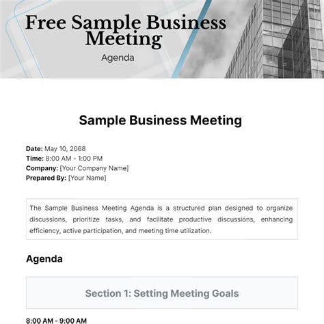 Agenda Meeting 的图像结果