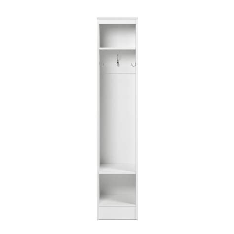 Prepac Entryway Modern 14.75-in White Composite Hall Tree WSON-0015-1 ...