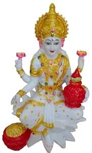 Buy Lakshmi Devi Idol Statue forHome Puja Goddess Laxmi Idols Showpiece ...