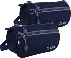 Heart Home Rexine Toiletry Organizer With Fornt Zipper And Strip, Pack ...