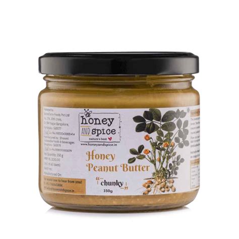 Honey Peanut Butter 350g – Honey and Spice