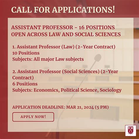 The National Law School of India University invites applications for ...