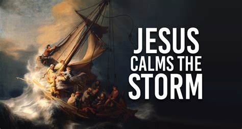 Jesus Calms the Storm: A Sermon on Matthew 8:23-27