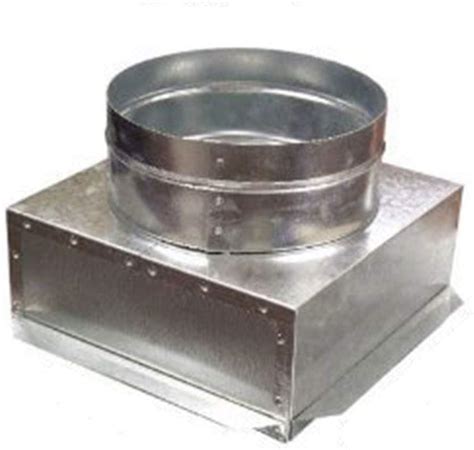 Buy HVAC Plenum Ceiling Box 10X10X6 (10X10 Square to 6 Round) with ...